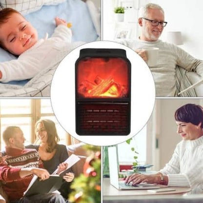 1000W Flame Heater Mini Fan Desktop Household Fireplace_3