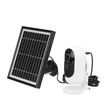 1080P Full HD Outdoor Rechargeable Battery Solar Panel PIR Alarm WiFi Camera_0