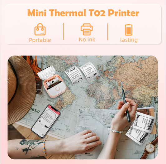 Phomemo Portable Mini Thermal Printer T02 - Green_2